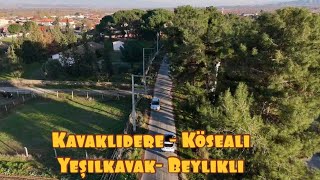 Kavaklıdere  Köseali  Yeşilkavak  Beylikli Havadan Drone Çekimi [upl. by Dnomasor]