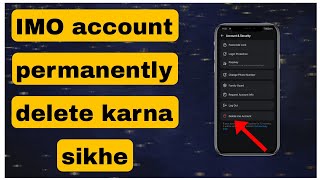 Imo video calling app ka account delete kaise kare  imo account permanently delete kaise kare [upl. by Christensen91]