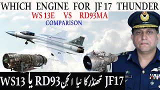 Which Engine For Jf17 Rd93 Vs Ws13 comparison [upl. by Ymmaj]