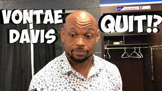 Vontae Davis Retires at Halftime Lorenzo Alexander Pissed [upl. by Aerdnaxela]