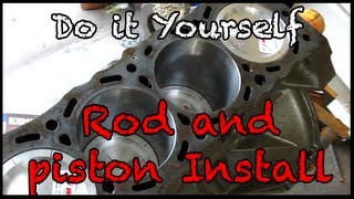 Piston and Rod Installation [upl. by Anwadal]