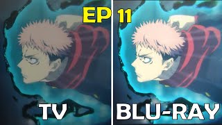 Did MAPPA make any MAJOR CHANGES to Jujutsu Kaisen Season 2 Episode 11 TV vs BLURAY [upl. by Ebeneser]