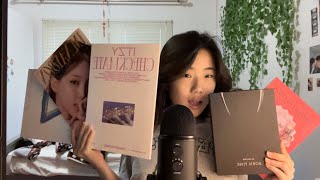 ASMR with my Kpop albums [upl. by Tansey]