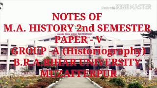 HERODOTUS हेरोडोटस NOTES OF MA HISTORY 2nd SEMESTER PAPER  V Historiography [upl. by Aiuqcaj]