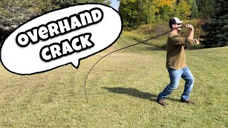 Overhand Crack Whip Crack Tutorial [upl. by Johnstone]