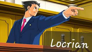 Ace Attorney Phoenix Wright  Pursuit  Cornered Variation Locrian [upl. by Eamanna]