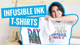 How to Make TShirts with Cricut Infusible Ink Pens and Transfer Sheets [upl. by Drarej]