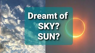 Dream interpretations in Islam  Dreaming about the sky sun [upl. by Ori738]