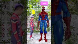 SpiderMan Punch  Spiderman turns into a giant Spider and defeats the bad guys 4 short spiderman [upl. by Oruam]