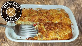 Τέλειο Ογκρατέν πατάτας με κοτόπουλο Chicken with potatoes ograten ENG SUBS kritonas alexia [upl. by Ieso]