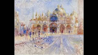 Musical Museum P A Renoir  Piazza San Marco Venice 1881 [upl. by Aemat]