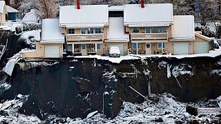 Jordskred i Gjerdrum  Norway Landslide  Raset i Gjerdrum [upl. by Him37]