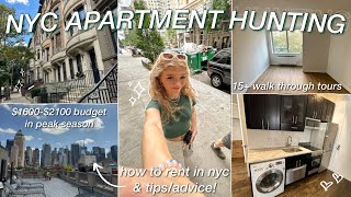 NYC APARTMENT HUNTING GUIDE renting advicetips Manhattan 2bed amp 3bed tours with 2023 rent prices [upl. by Nisen]