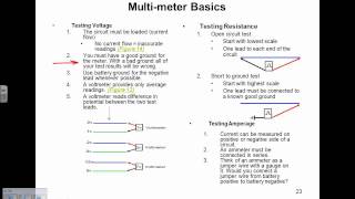 Multimeter basics voltage and resistance tests a free SD Premium video [upl. by Germaine692]