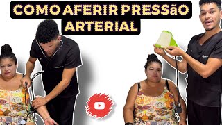 Aferição de pressão arterial [upl. by Eciral]