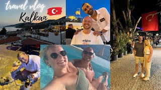 Kalkan  Turkey Travel Vlog July 2024  Cave Swimming I Beach Club I Samira Exclusive [upl. by Sipple]