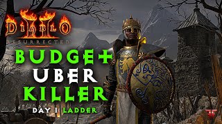 D2R Uber Budget Smiter Pally for Ladder Season 6  Diablo 2 Resurrected [upl. by Kcirevam433]