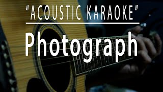 Photograph  Ed Sheeran Acoustic karaoke [upl. by Theresina]