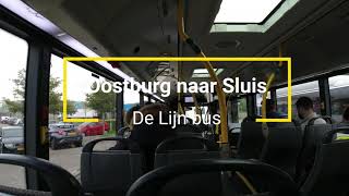 De Lijn bus 42 Oostburg naar Sluis in Zeeland Nederland [upl. by Ethelyn115]