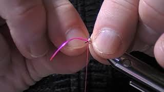 Fly Tying The Flexi floss Pinky bloodworm [upl. by Aropizt]