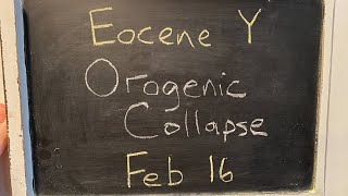 Eocene Y  Orogenic Collapse w Basil Tikoff [upl. by Jobyna]