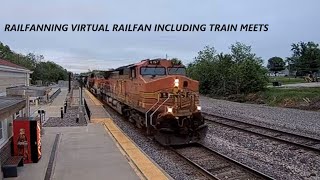 Railfanning Virtual Railfan With Trains Meet [upl. by Longo]