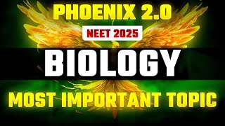 Phoenix 20 Biology Most Important Video for NEET 2025  Udaan [upl. by Noruq]