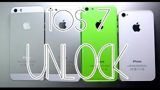 How To Unlock iOS 7 iPhone 5S 5C 5 amp 4S ANY Carrier  SprintATampTTMobileVerizon [upl. by Adabelle586]