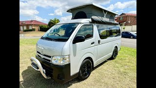 U1111 Toyota Hiace Suncamper Single Beds 2012  OPEN ROAD MOTORHOMES  Stop Dreaming Start Living [upl. by Stag]