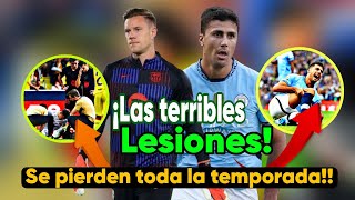 ¡Las terribles lesiones que dejaron fuera de la temporada a Ter Stegen y Rodri [upl. by Apthorp]