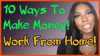 10 WAYS TO MAKE 1000 A WEEK AT HOME  MONEY MONDAYS BY LAVISH RUBY  EARN FAST EASY MONEY ONLINE [upl. by Anemix]