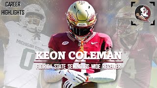 Keon Coleman  𝟜  Florida State Seminoles WR [upl. by Alexia]