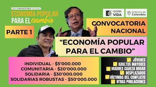 ¡Atención Convocatoria  Adultos mayores familias desplazados Emprendimiento Parte 1  NC [upl. by Liesa424]