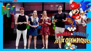 Les Soeurs DufourLapointe Jouent Mario et Sonic au Jeux Olympiques Rio 2016  Mathieu Joue [upl. by Ortrud243]