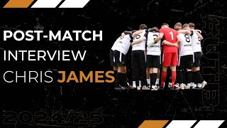 Post Match Interview  Westbury H  Chris James [upl. by Yrtsed]