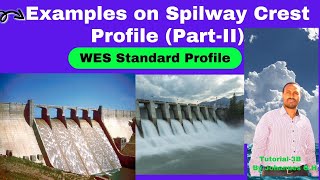 PartTwo Example on Design of ogee spillway Us and Ds profile of ogee spillway crest [upl. by Angelo]