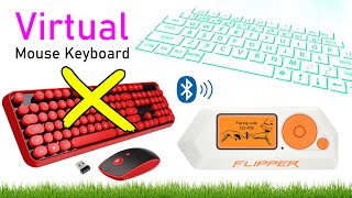 Flipper Zero Use as Mouse Virtual Keyboard Auto Clicker Mouse Jiggler Control MobilePCDevices [upl. by Nosmas]