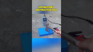 Excellent performance Lifepo4 battery destructive testingbatteries test lithiumbattery [upl. by Thissa]