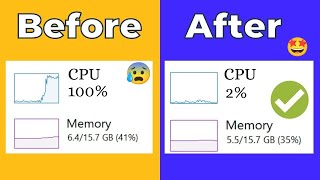 Fix CPU 100 Usage Windows Tech windows10 [upl. by Arul93]