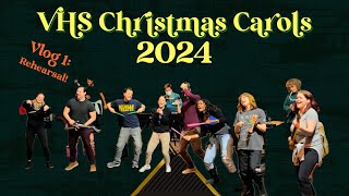 ✨Starkids VHS Christmas Carols 2024✨ Vlog 1 Rehearsal [upl. by Dnyletak]