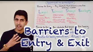 Y2 10 Barriers to Entry and Exit Sources of Monopoly Power [upl. by Thaxter922]