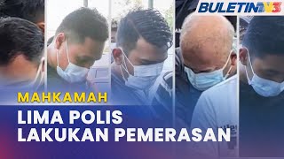 MAHKAMAH  5 Anggota Polis MPV Tidak Mengaku Lakukan Pemerasan [upl. by Annil]