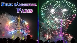 Feux dartifice de Paris  14 juillet 2023 [upl. by Towroy]