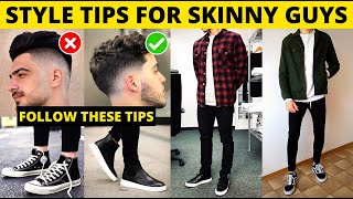 7 Style Tips For Skinny Men amp Boys 2023  Mens Fashion  हिंदी में [upl. by Quitt]