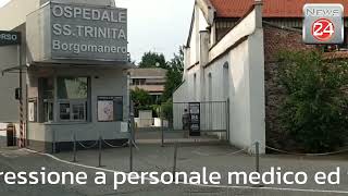 Pronto soccorso di Borgomanero aggressione a personale medico ed infermieristico [upl. by Hamimej]