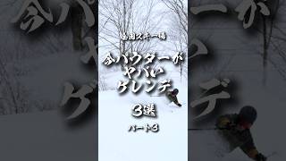 全国スキー場の“今”パウダーがヤバいゲレンデ３選【パート3】 shorts スキー場 [upl. by Southard]