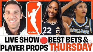 WNBA Live 🔴 Best Bets amp Player Props  Thursday June 27  With JediModi [upl. by Steep]