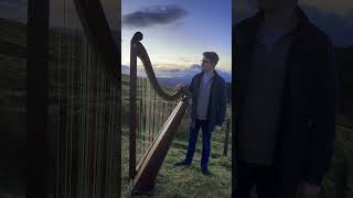 The magical Aeolian Harp effect harp wales magical [upl. by Gearhart145]