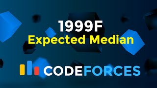 1999F  Expected Median  Codeforces Round 964 Div 4  Combinatrics  Math  Codeatic [upl. by Gitt203]