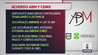 Las nuevas reglas de bancos en CDMX para evitar contagios  Noticias con Ciro Gómez Leyva [upl. by Cindra]